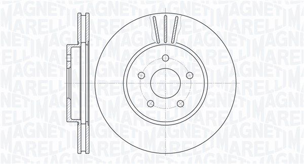 MAGNETI MARELLI stabdžių diskas 361302040180